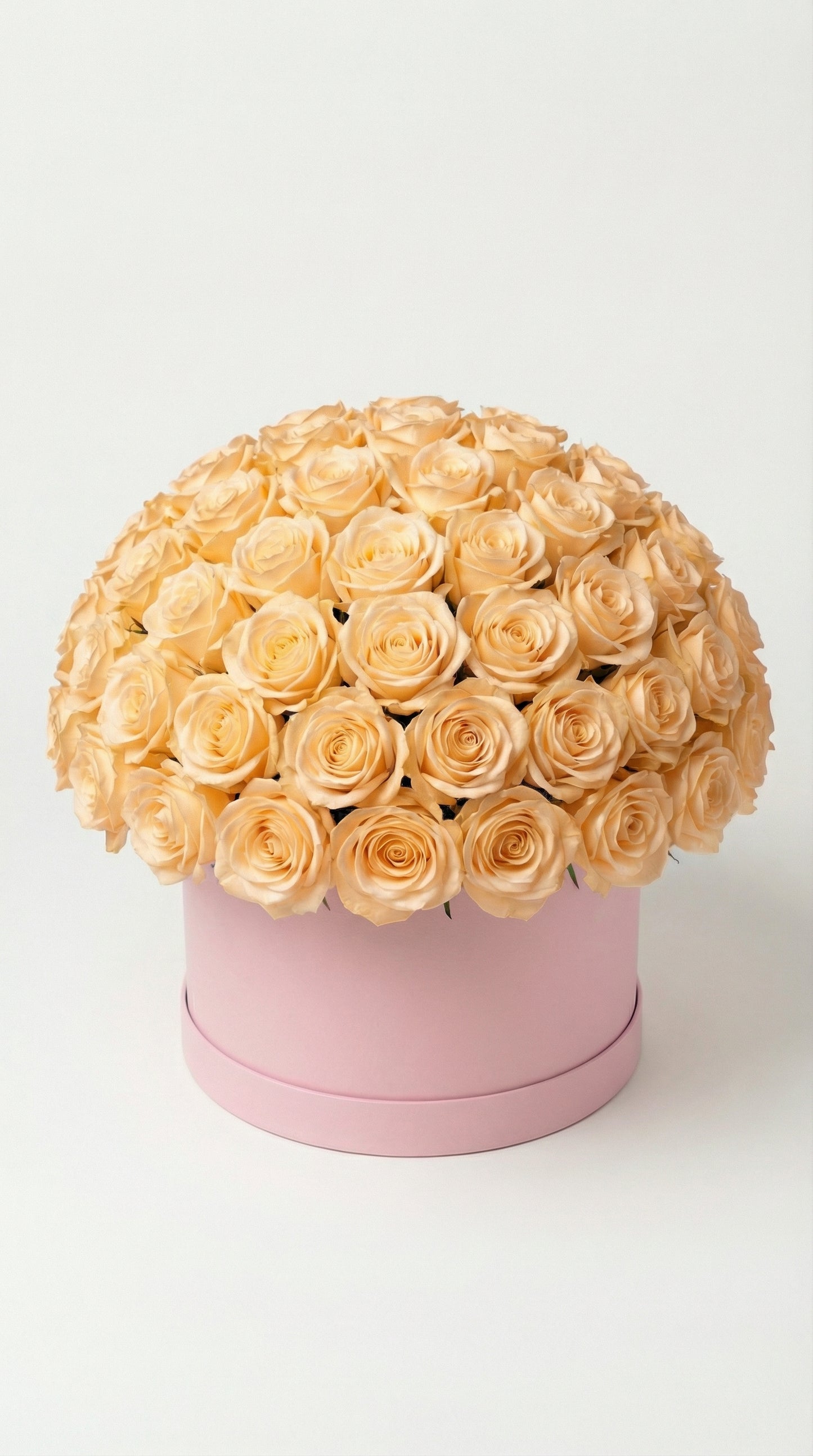 CHAMPAGNE LOVE - 48 Premium Rose Bouquet. Free delivery Montréal, Rive-Nord, Rive-Sud